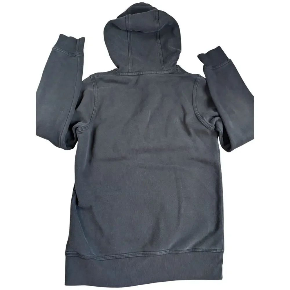 Nike Swoosh Sweatshirt Hoodie Mens XS Black Sportswear Pullover